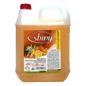 ΣΥΣΚΕΥΑΣΙΑ SHINY floor orange lemon SHINY FLOOR Kαθαριστικό γενικής χρήσης ORANGE-LEMON 4lt