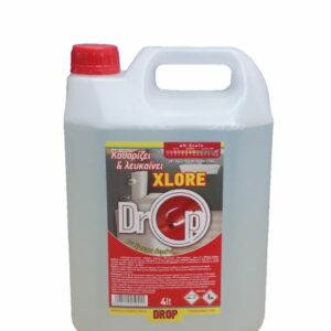 ΣΥΣΚΕΥΑΣΙΑ Χλωρίνη DROP XLORE άρωμα λεμόνι 4lt